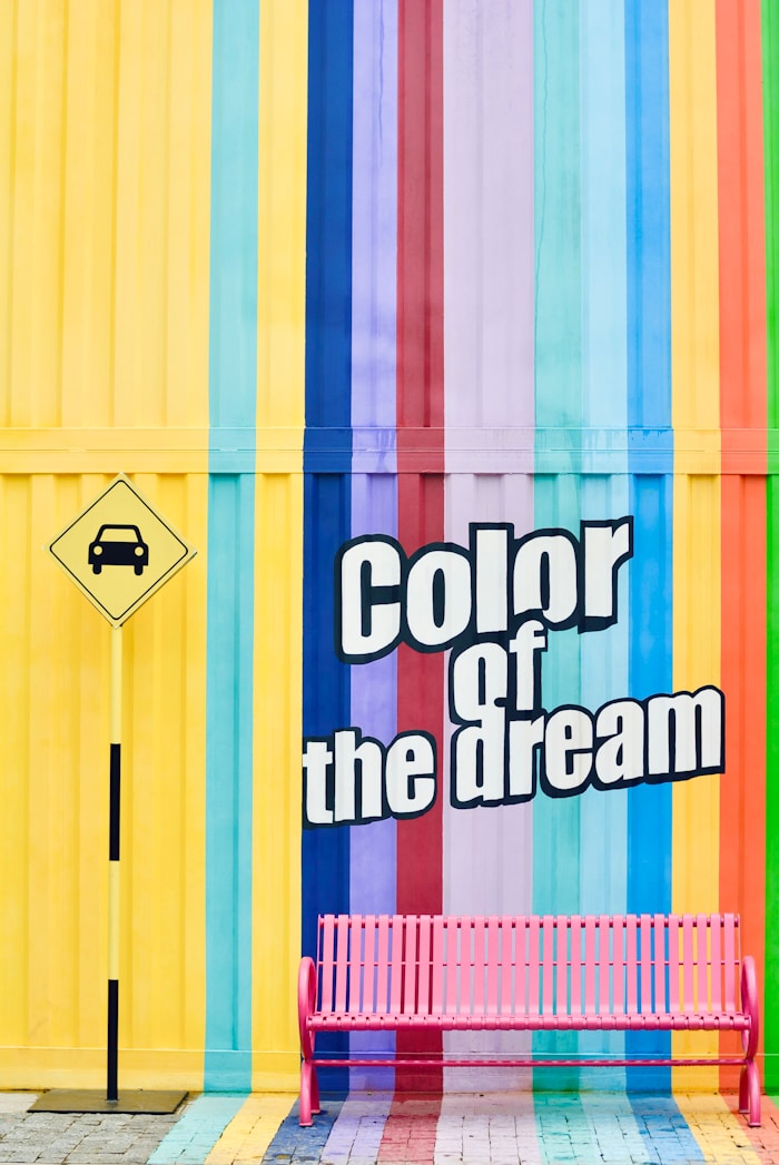 happy birthday signage on yellow wall