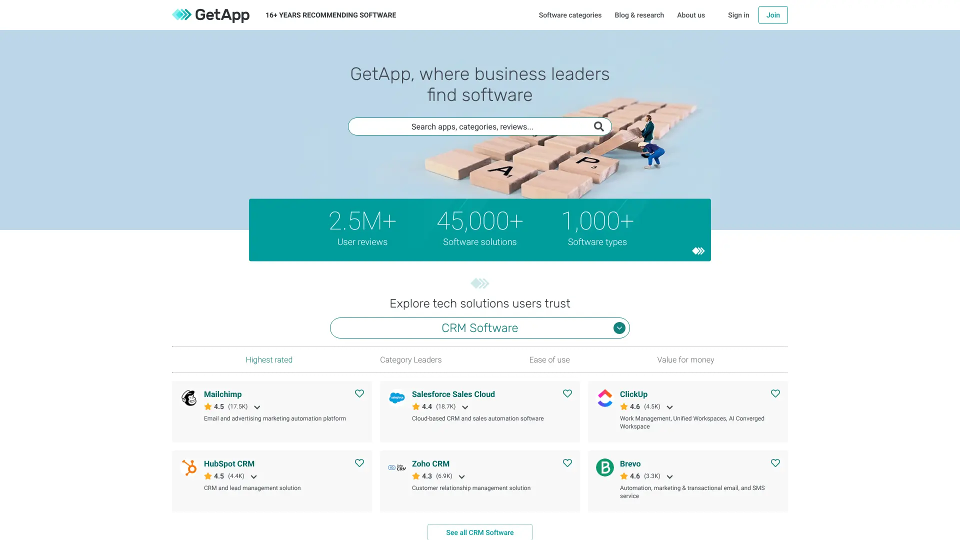 10 Top software comparison sites to find softwares and list your ...