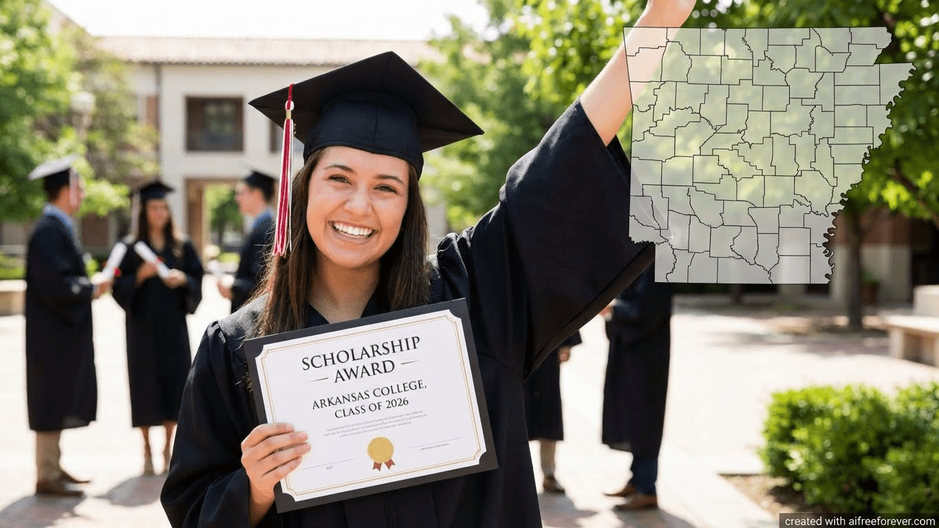 Best Arkansas scholarship 2026 recipents. No Essay