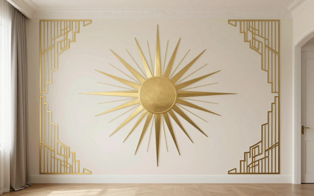 Art Deco motif.