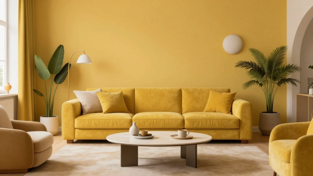 Mustard Yellow Statement Sofa