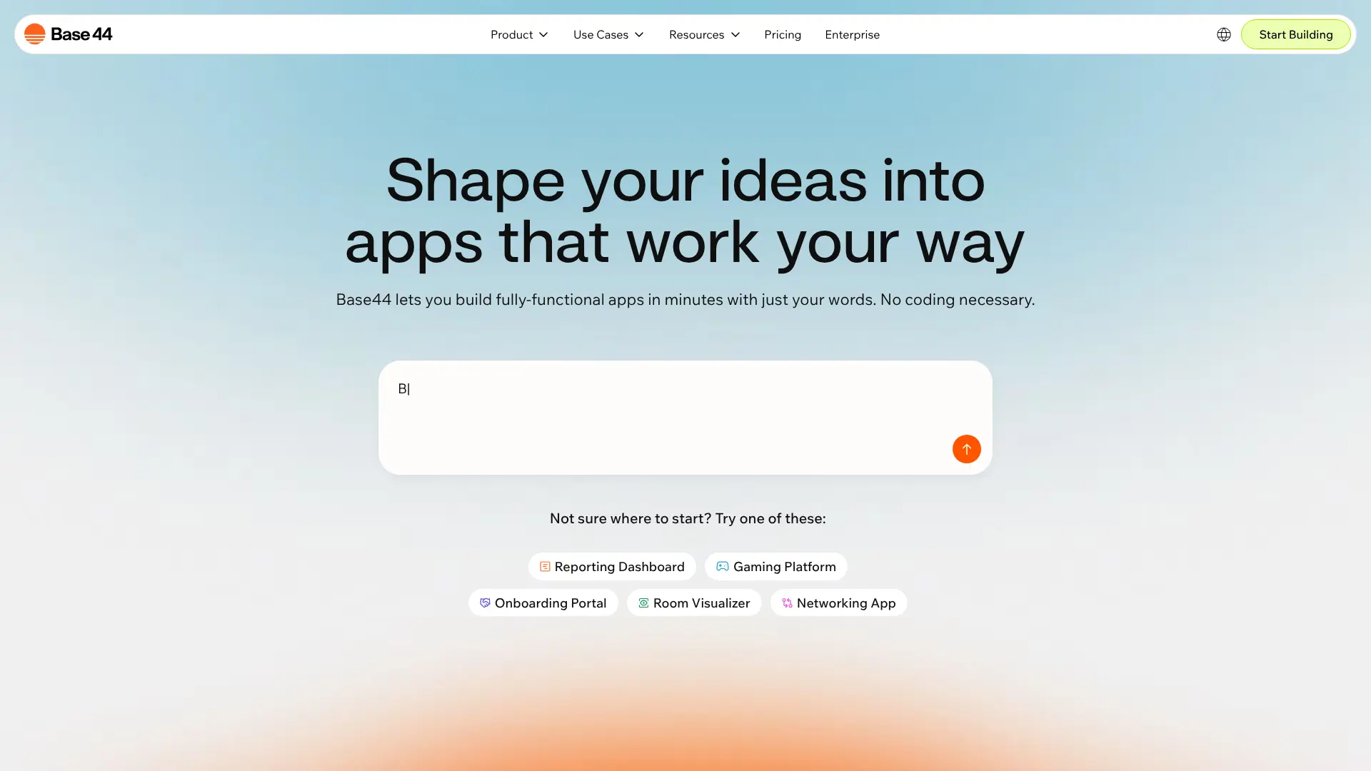 Screenshot of 2. Base44