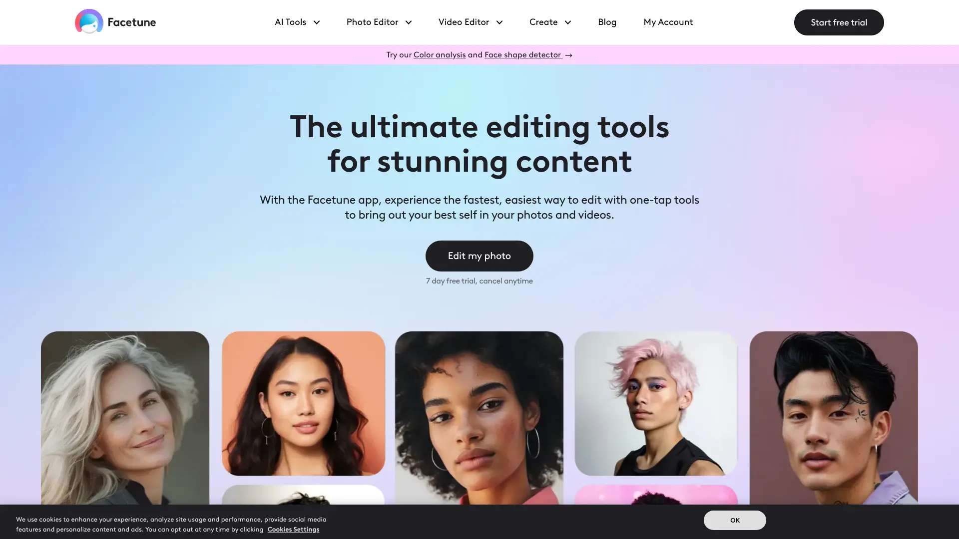 Screenshot of 22. Facetune by Lightricks