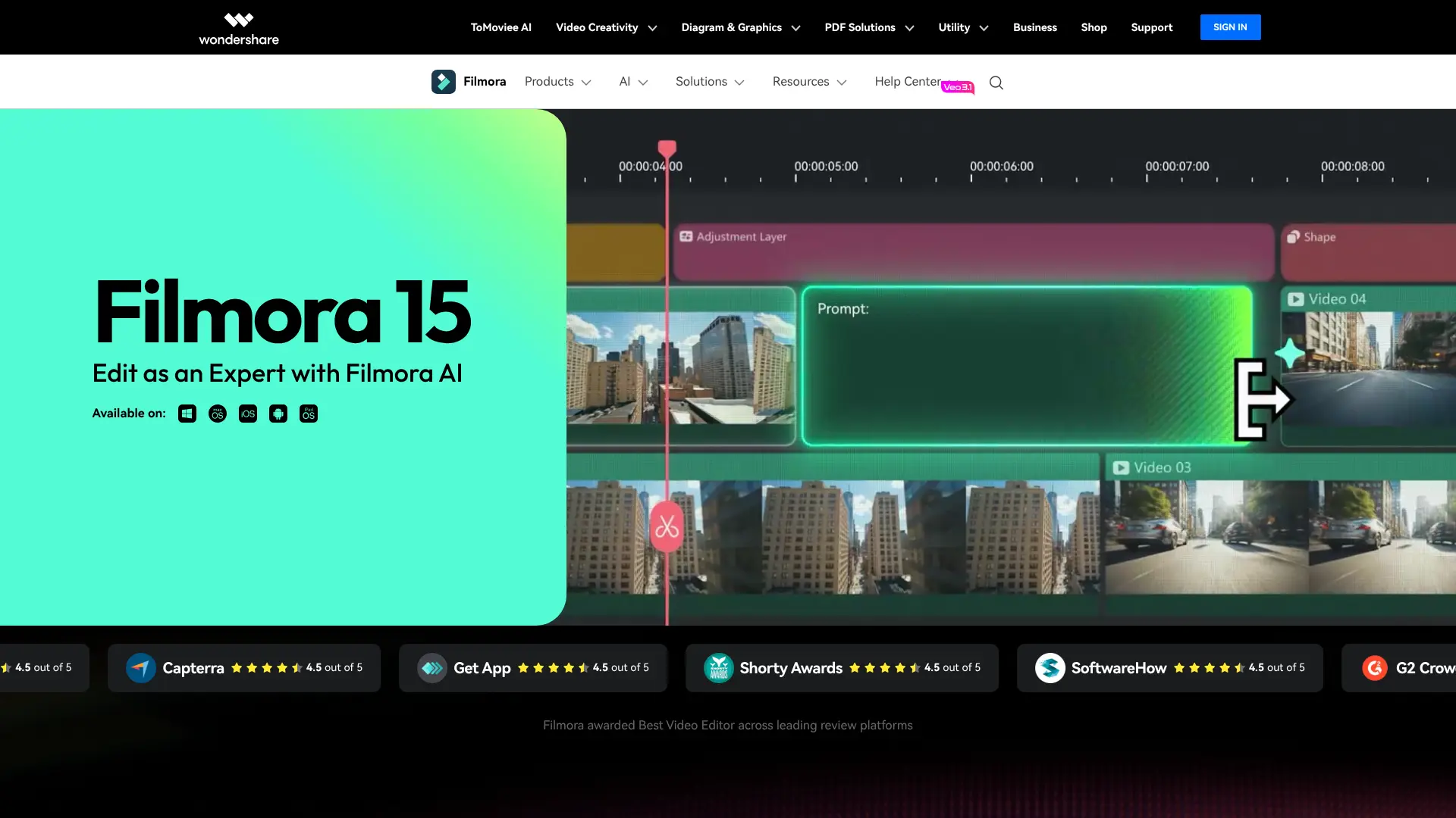 Screenshot of 17. Filmora