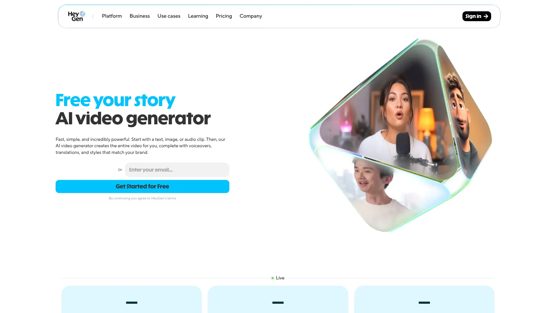 Screenshot of 2. HeyGen