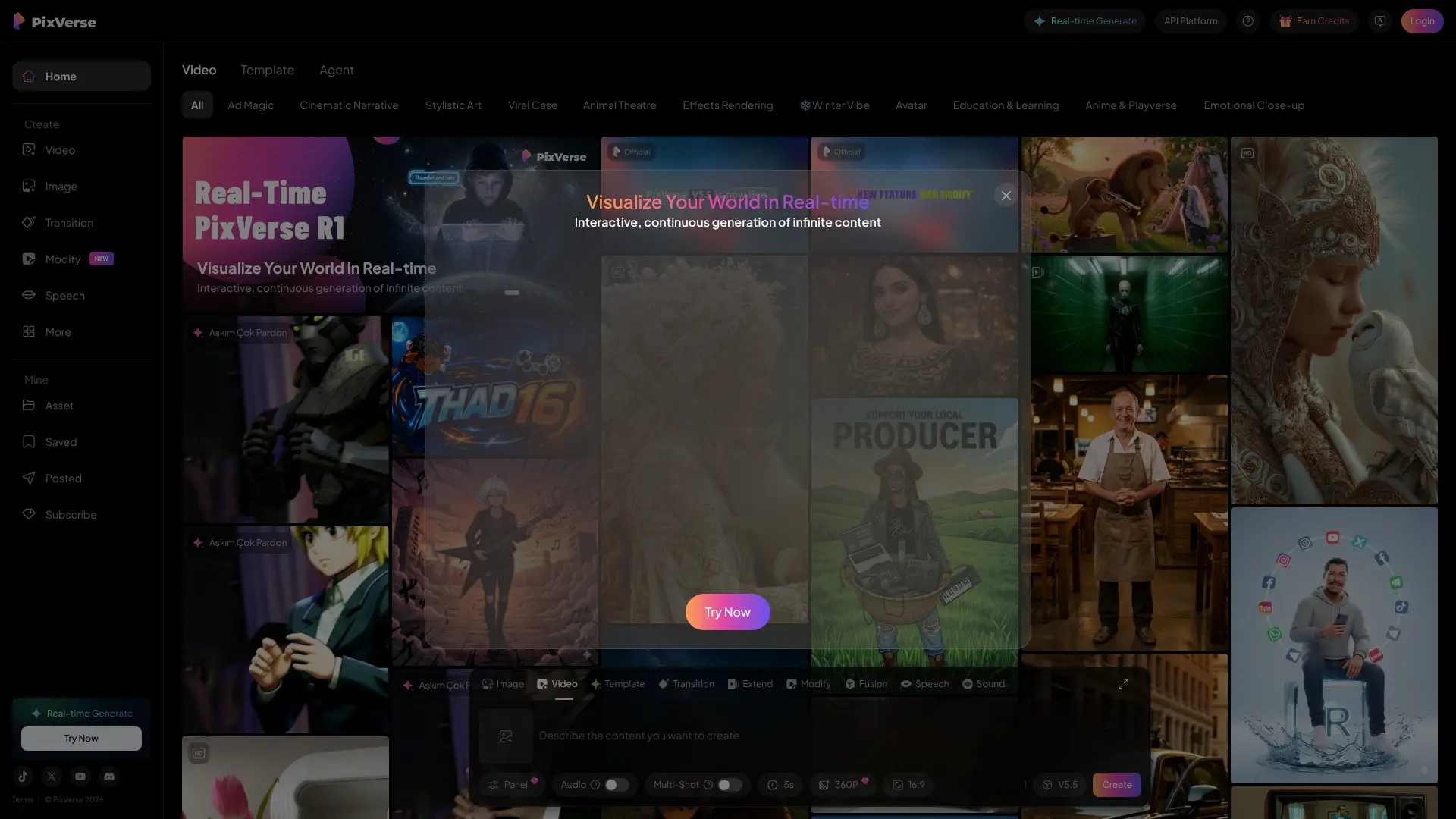 Screenshot of 12. PixVerse Lipsync