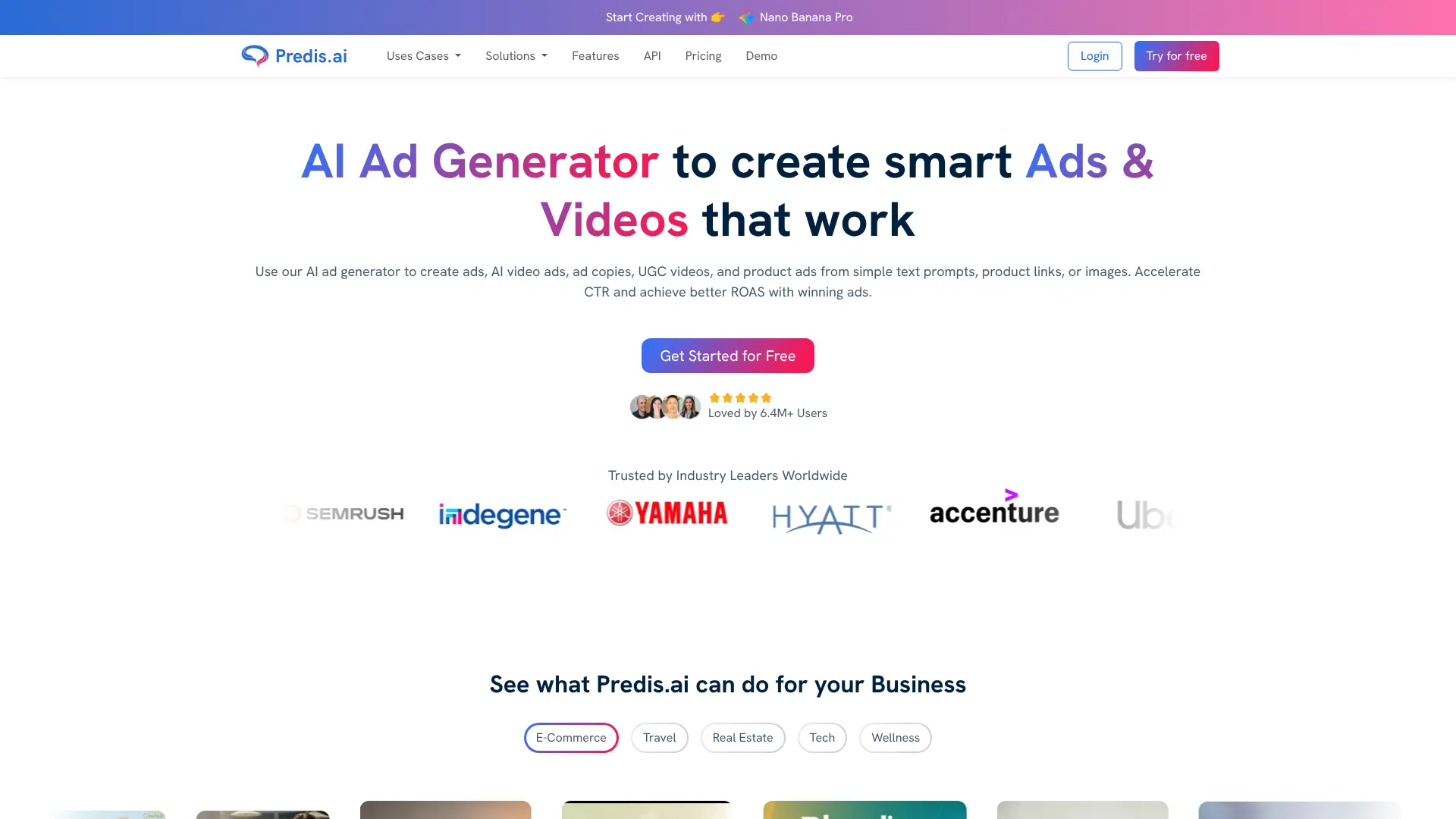 Screenshot of 16. Predis.ai