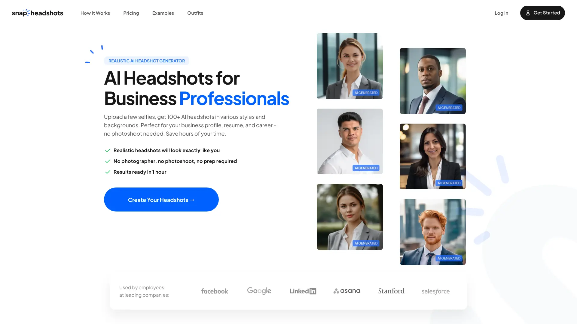 Screenshot of 30. Snapheadshots