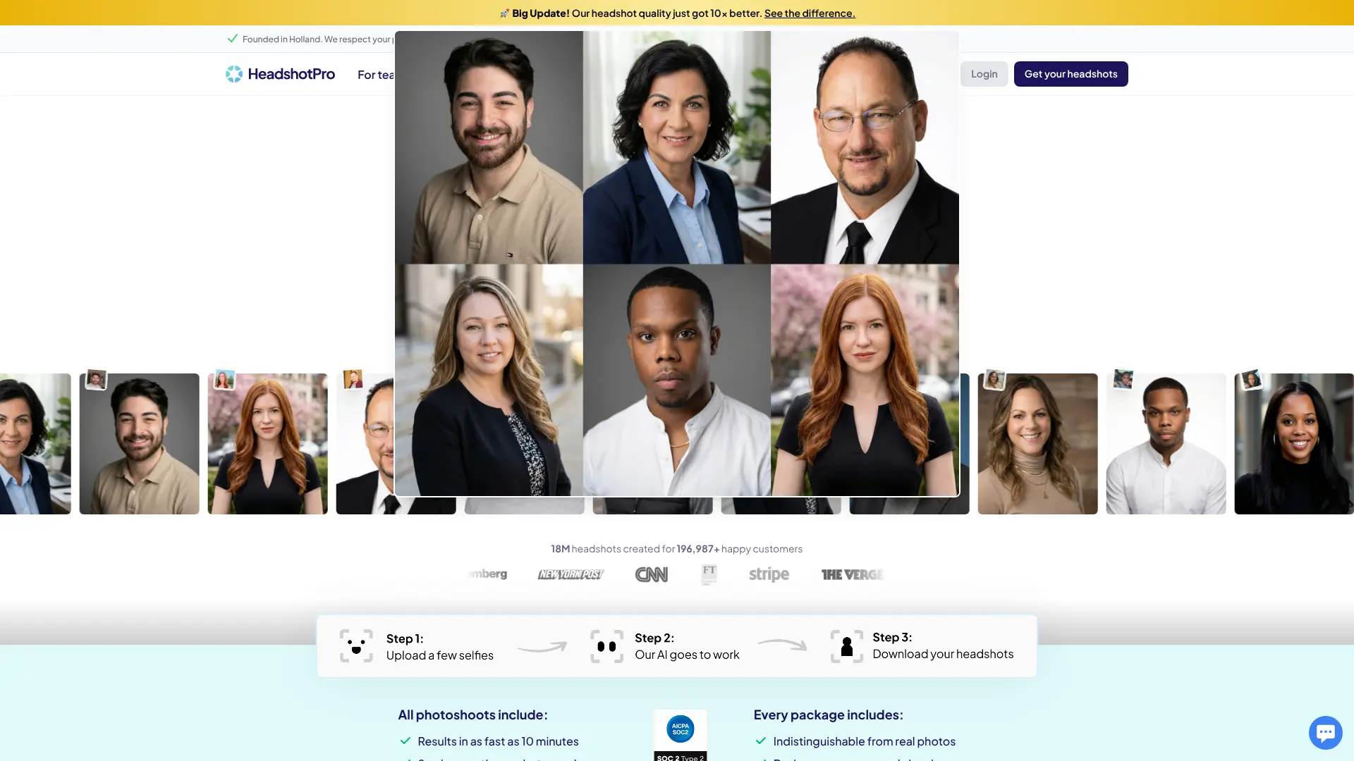 Screenshot of 10. HeadshotPro