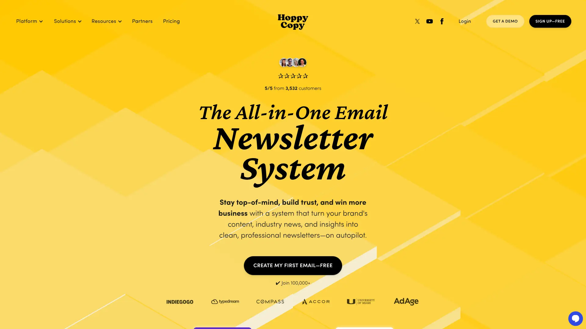 Screenshot of 3. Hoppy Copy Newsletter Creator