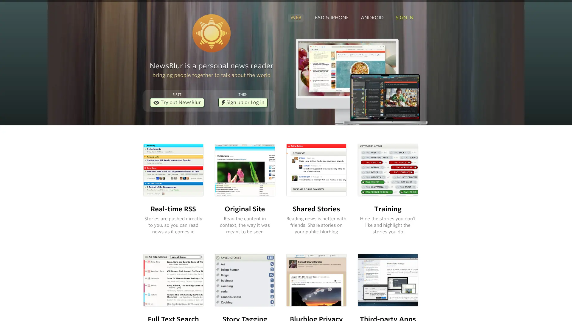 Screenshot of 12. NewsBlur
