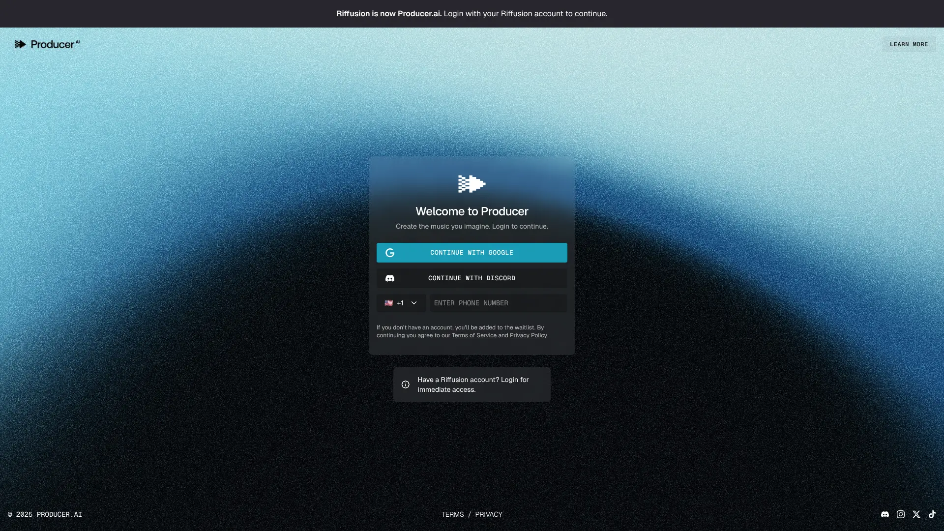 Screenshot of 10. Riffusion