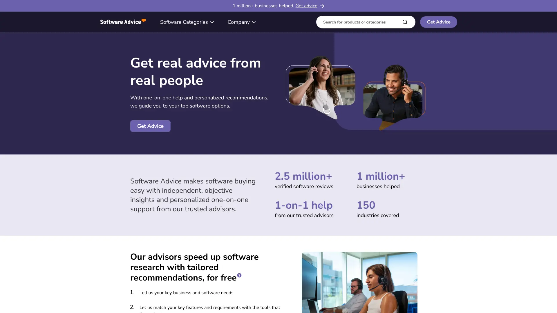Screenshot of 4. Software Advice