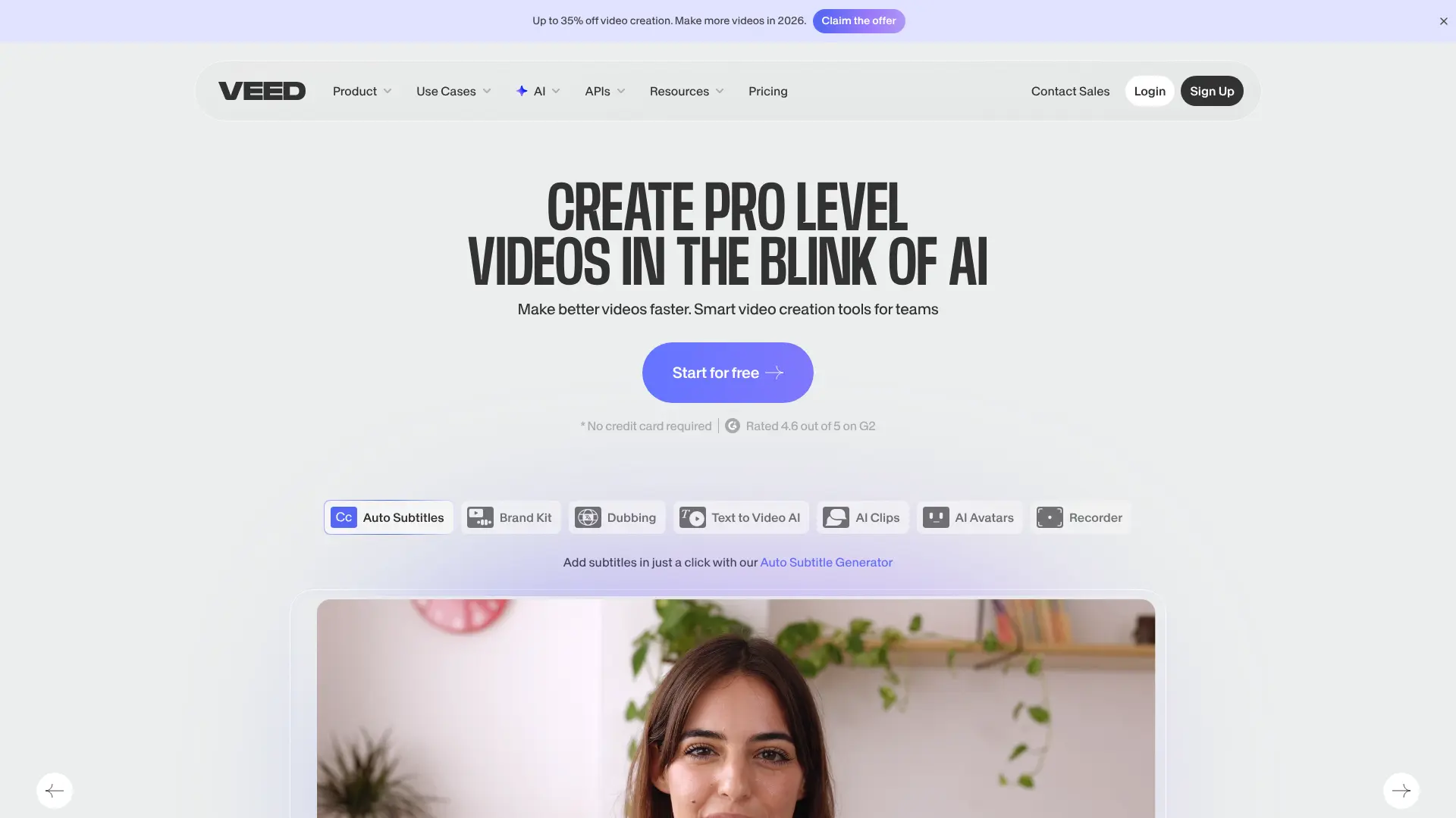 Screenshot of 12. VEED.io