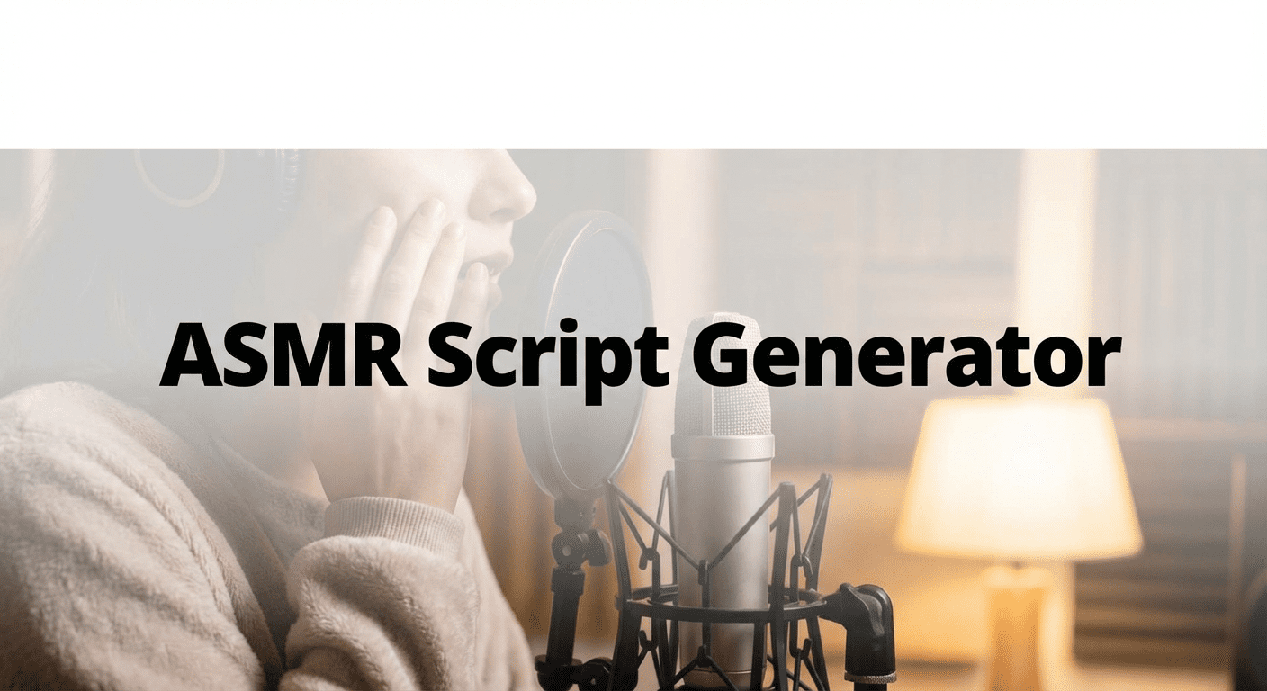 ASMR Script Generator
