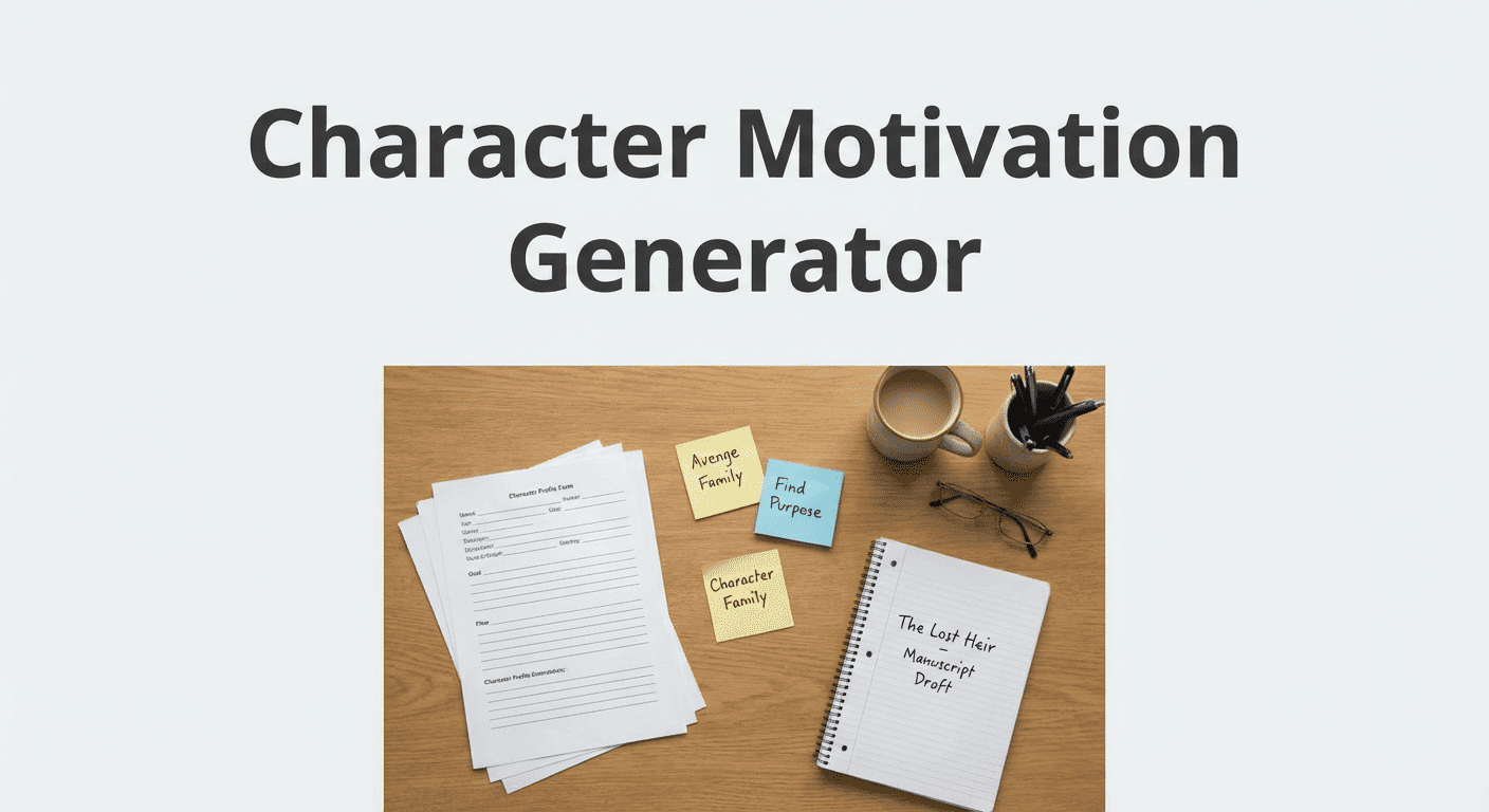 Character Motivation Generator