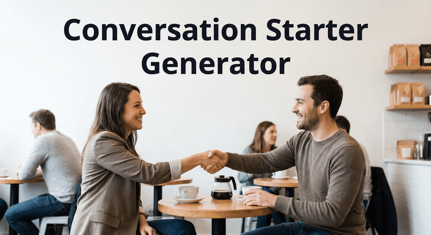 Conversation Starter Generator