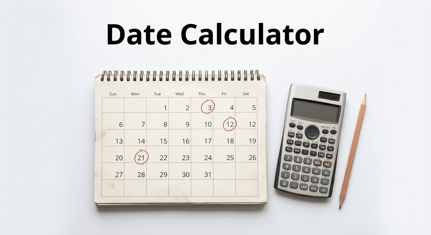 Date Calculator - Add, Subtract and Find Days Between Dates Free