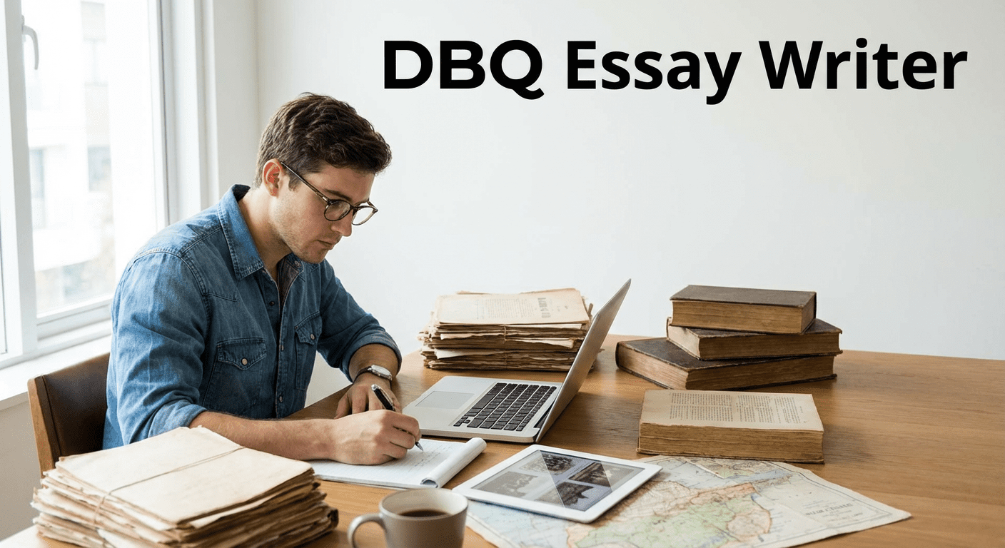 DBQ essay writer tool for AP History document-based questions