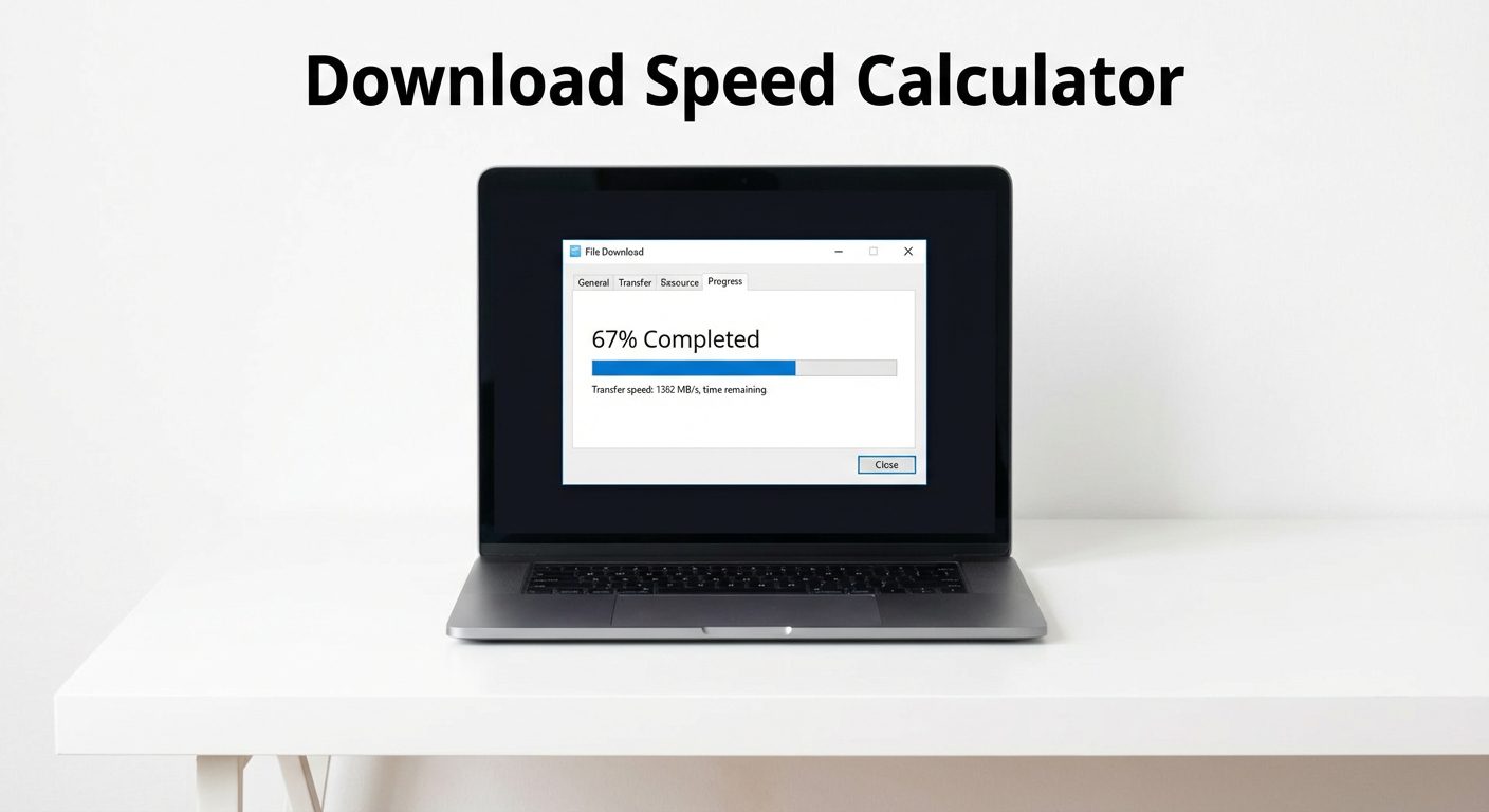 How download speed works - file size, connection speed and download time explained