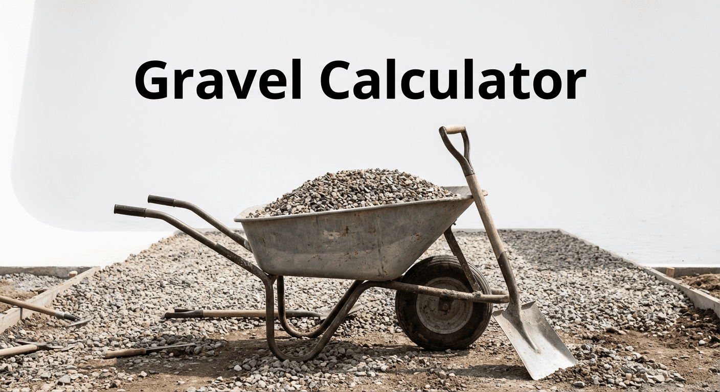 Gravel weight and measurement chart for landscaping and construction