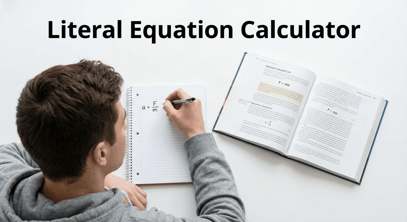 Literal Equation Calculator