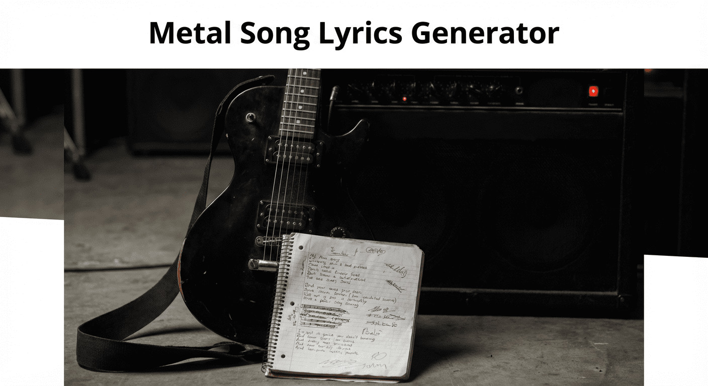 Metal Song Lyrics Generator