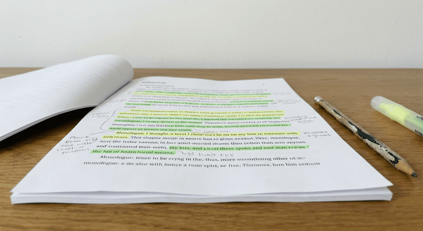 Monologue Ideas by Situation