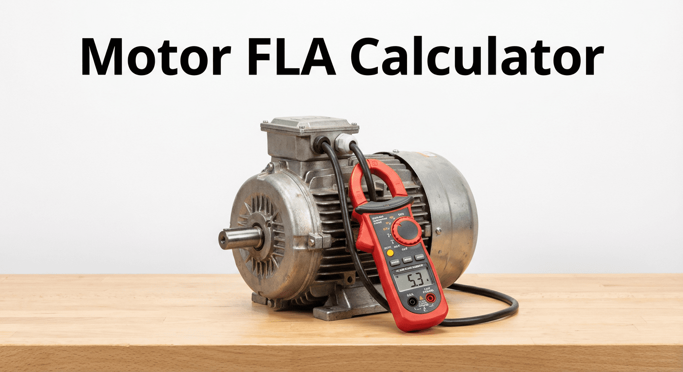 What is motor FLA - full load amps definition and electric motor nameplate explanation