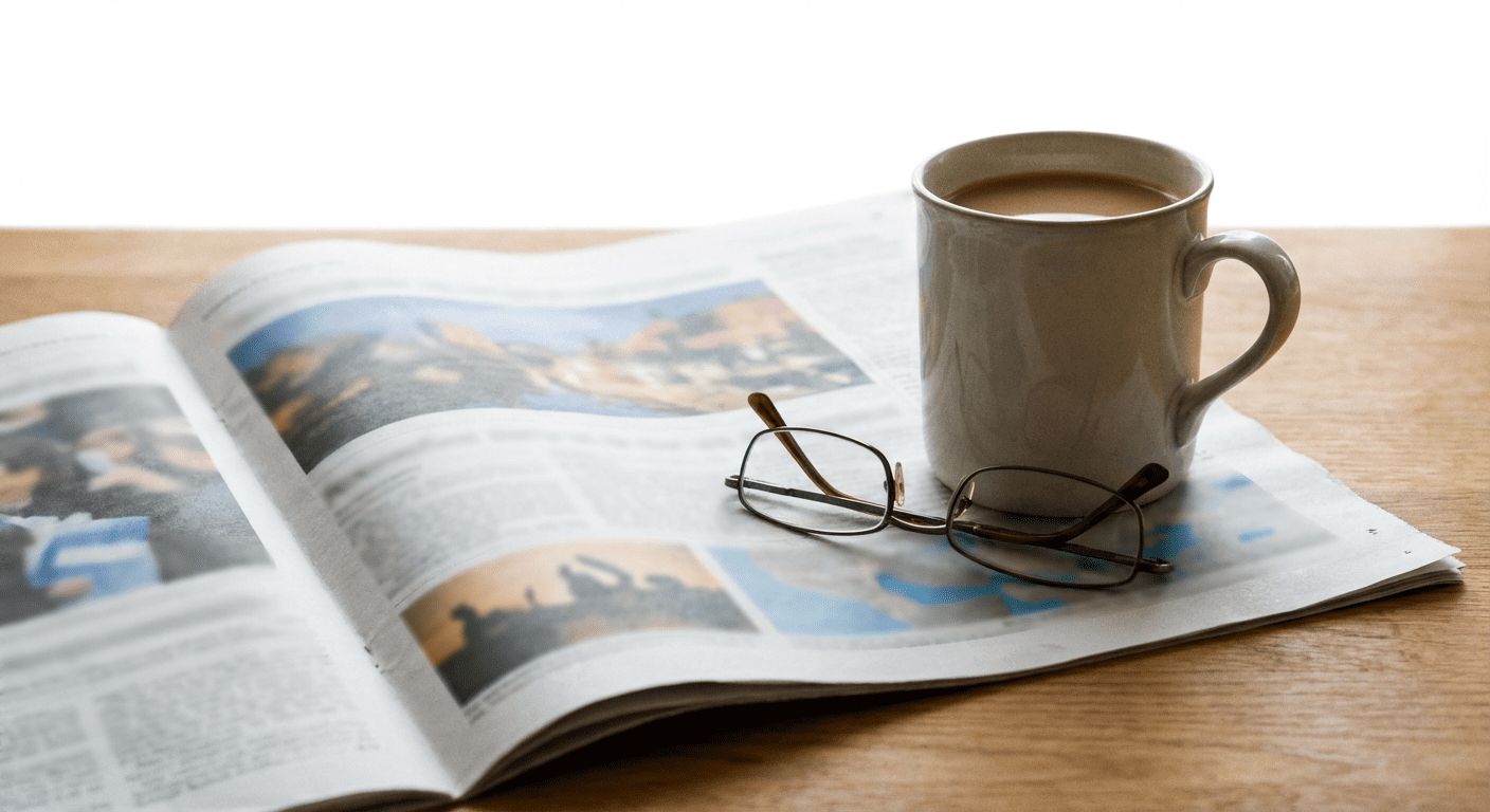 News article generator output showing breaking news format, inverted pyramid structure and AP style conventions