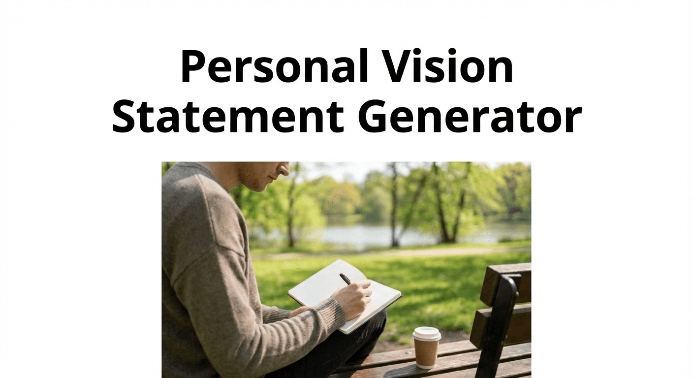 Personal Vision Statement Generator