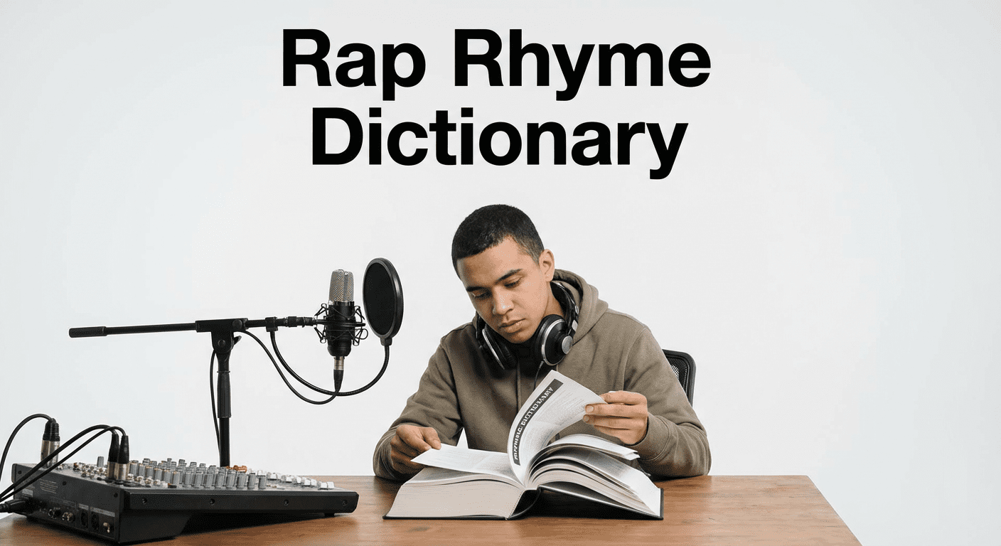 Rap rhyme dictionary for hip-hop lyrics and multisyllabic rhymes