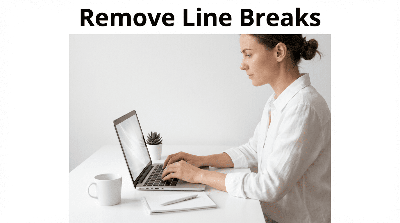 Remove Line Breaks Tool