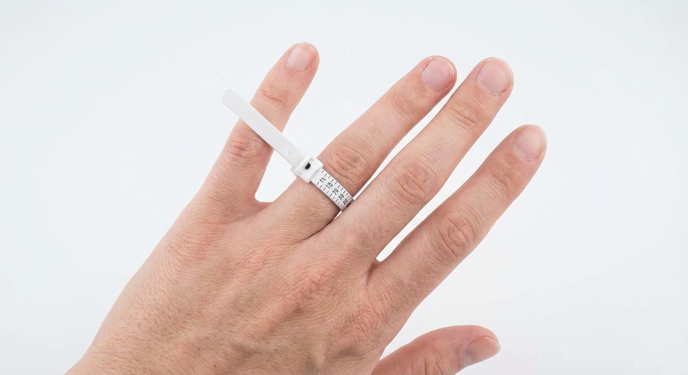 How to measure ring size at home using string or paper method