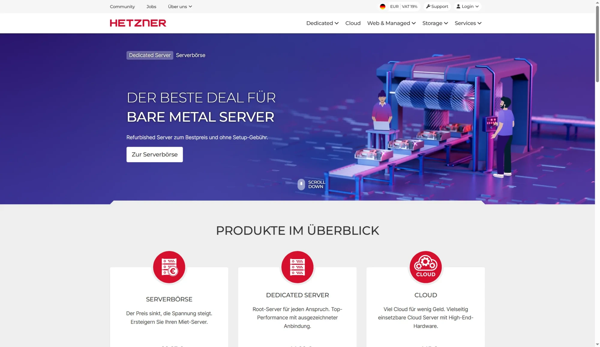 Hetzner screenshot