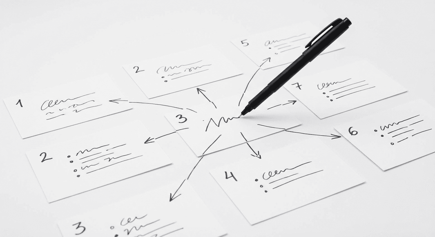 Elements of a good speech outline with introduction and body points