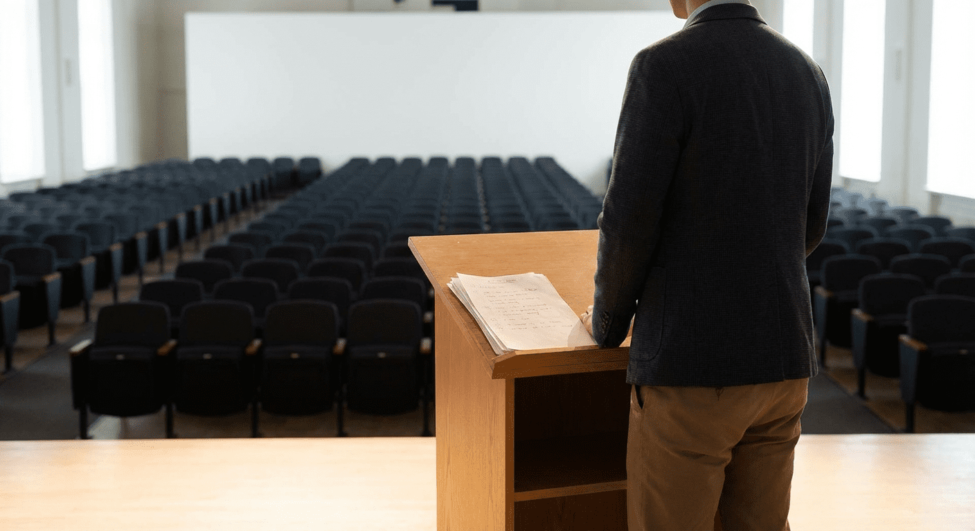 Speech outline generator for public speaking, academic and professional contexts