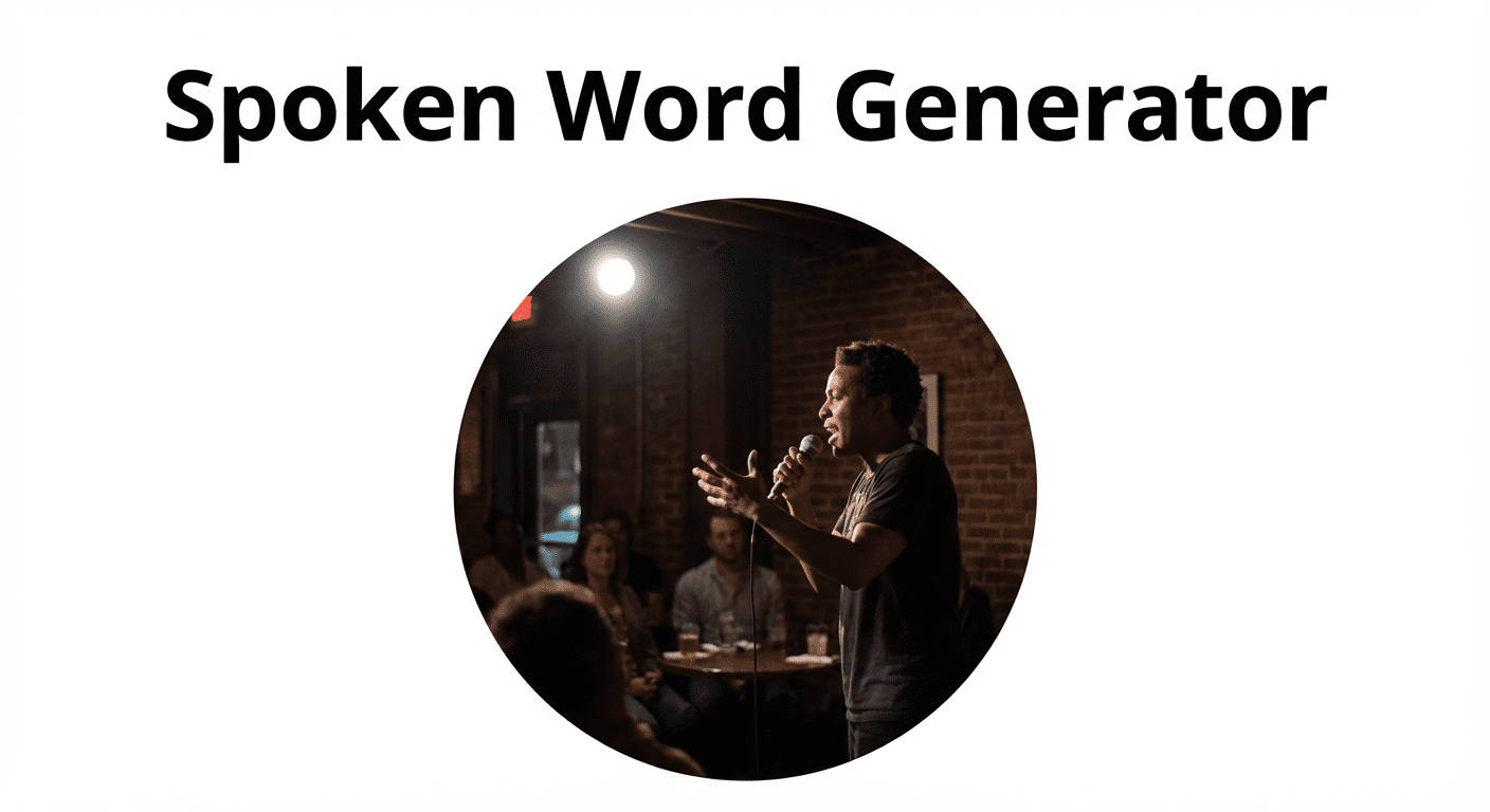 Spoken Word Generator