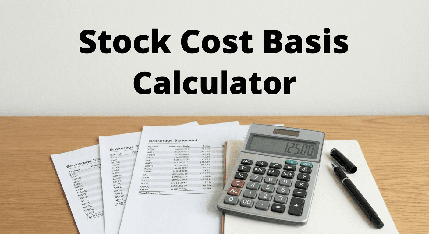What is stock cost basis and how it is used for tax calculations