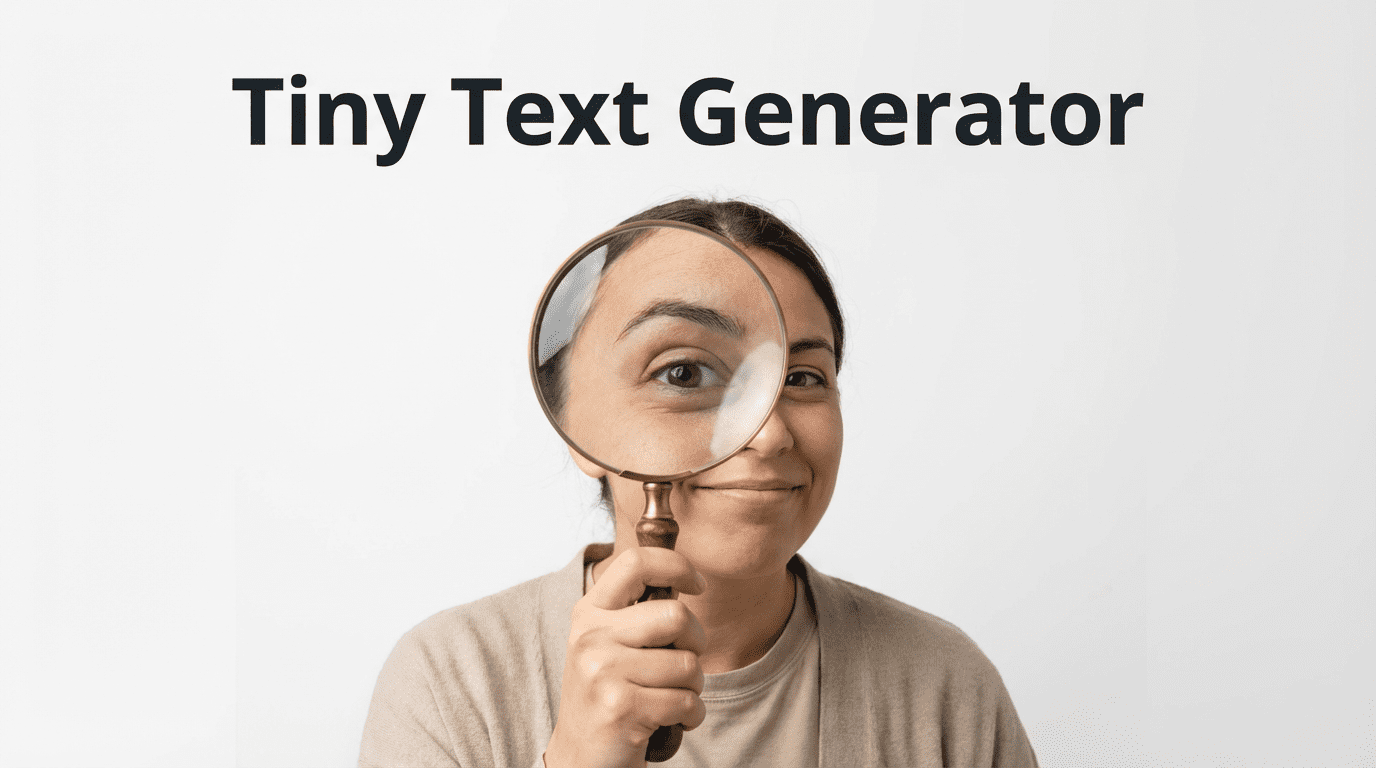What Is Tiny Text