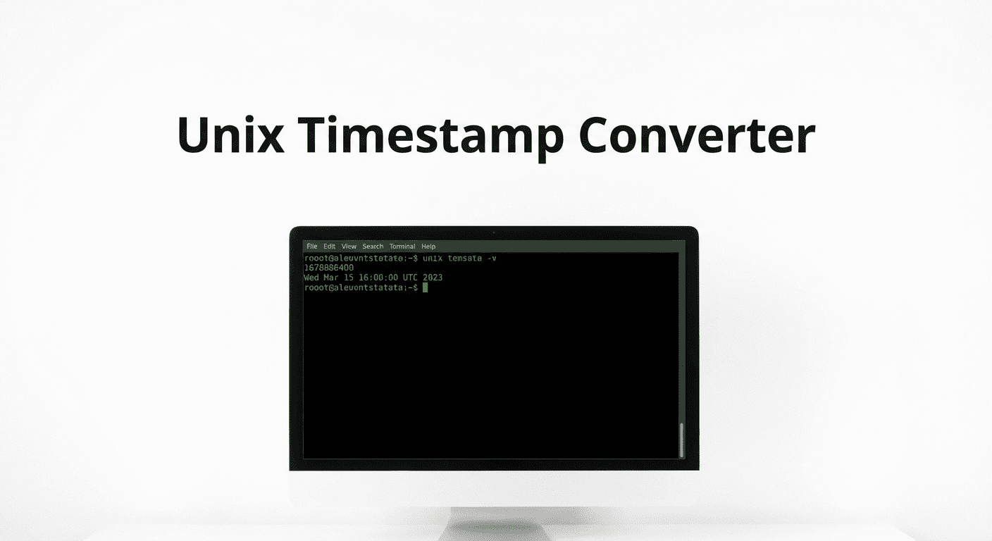 What is Unix time - epoch timestamp diagram from January 1 1970