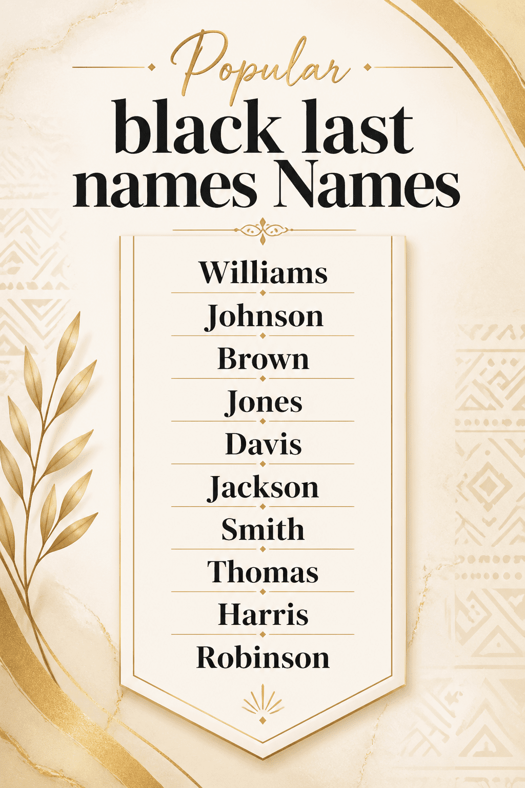 50 Black Last Names With Deep Roots in American History