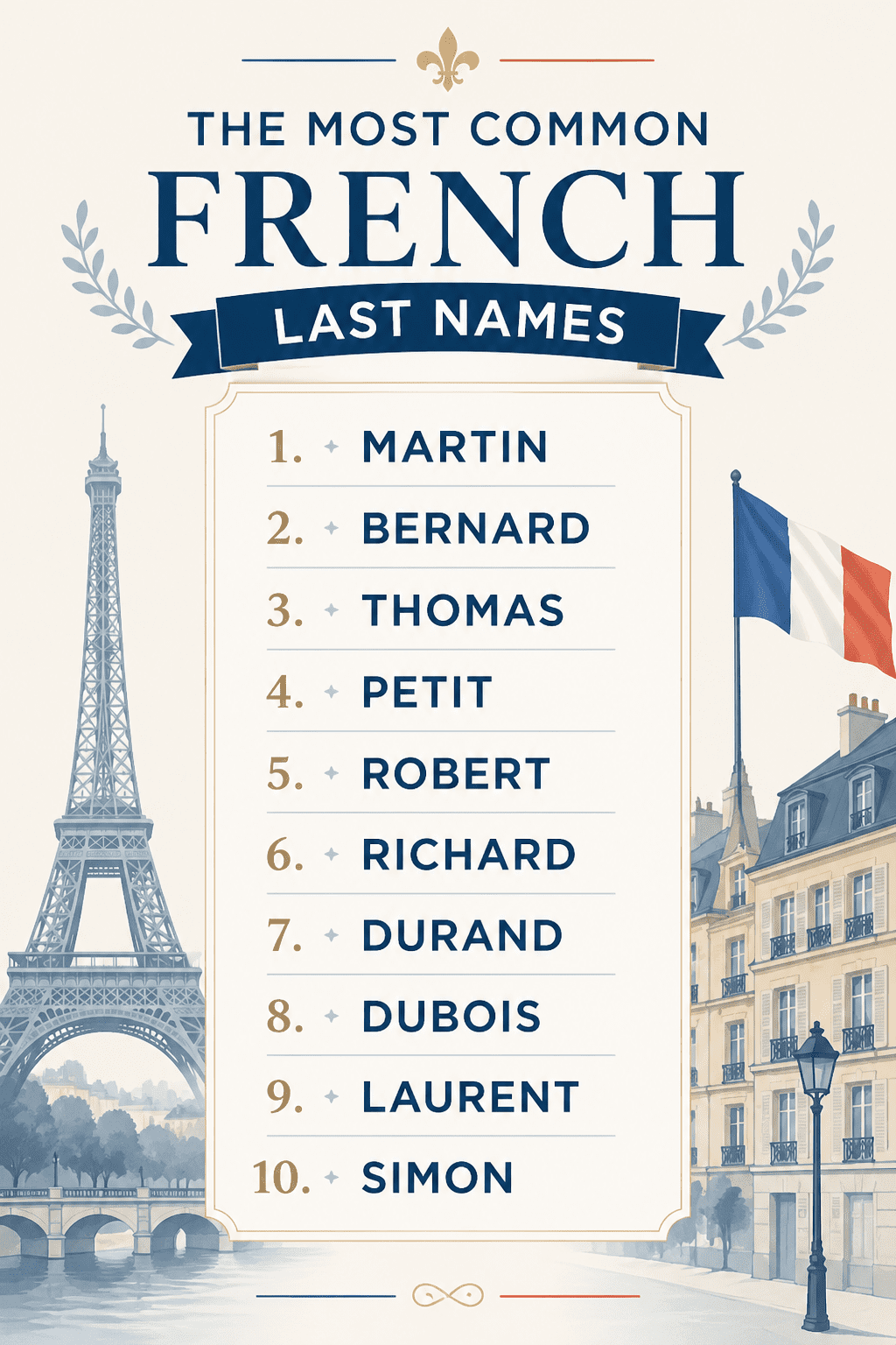60 French Last Names That Work as First Names Too