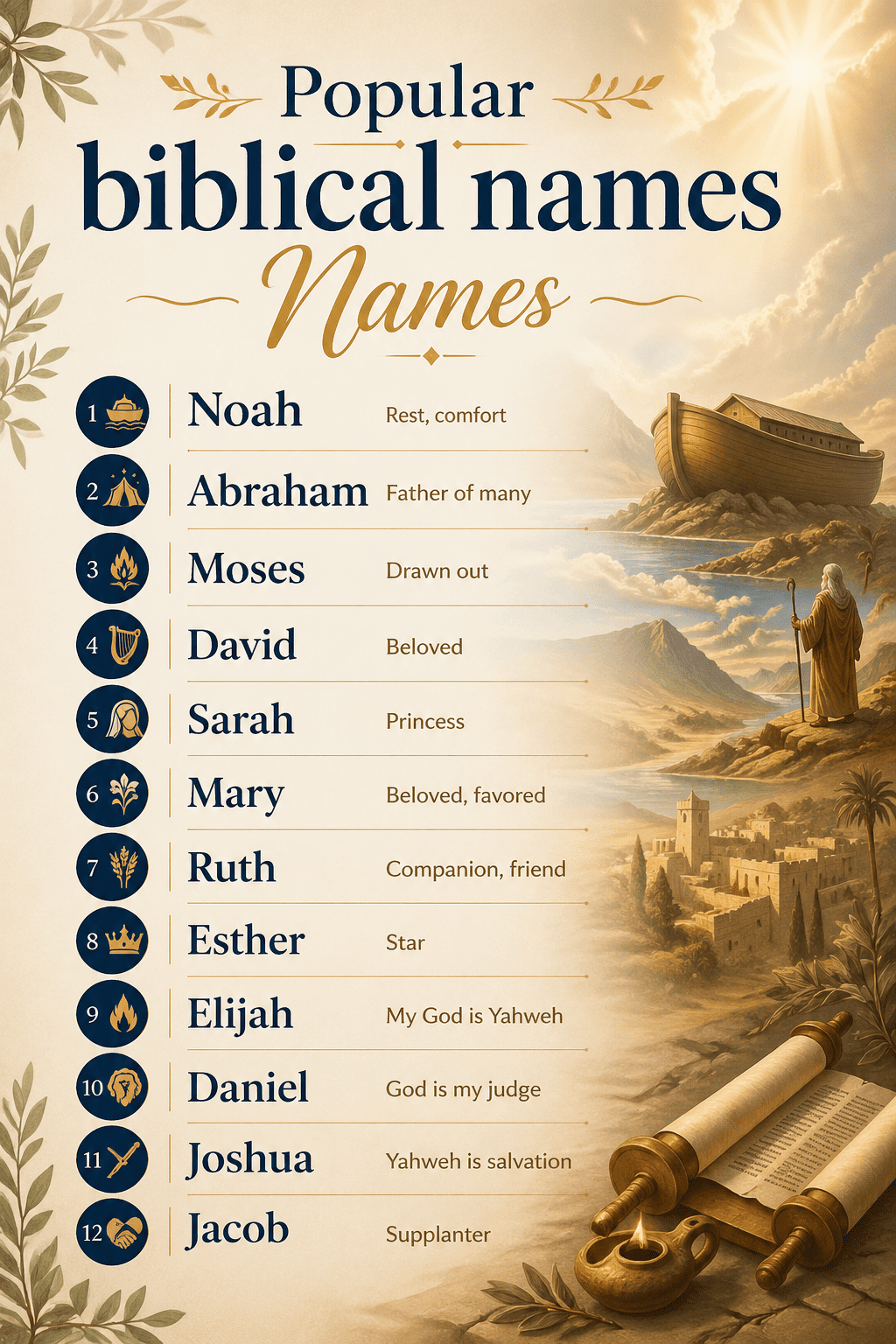 90 Powerful Biblical Names that you have not heard about