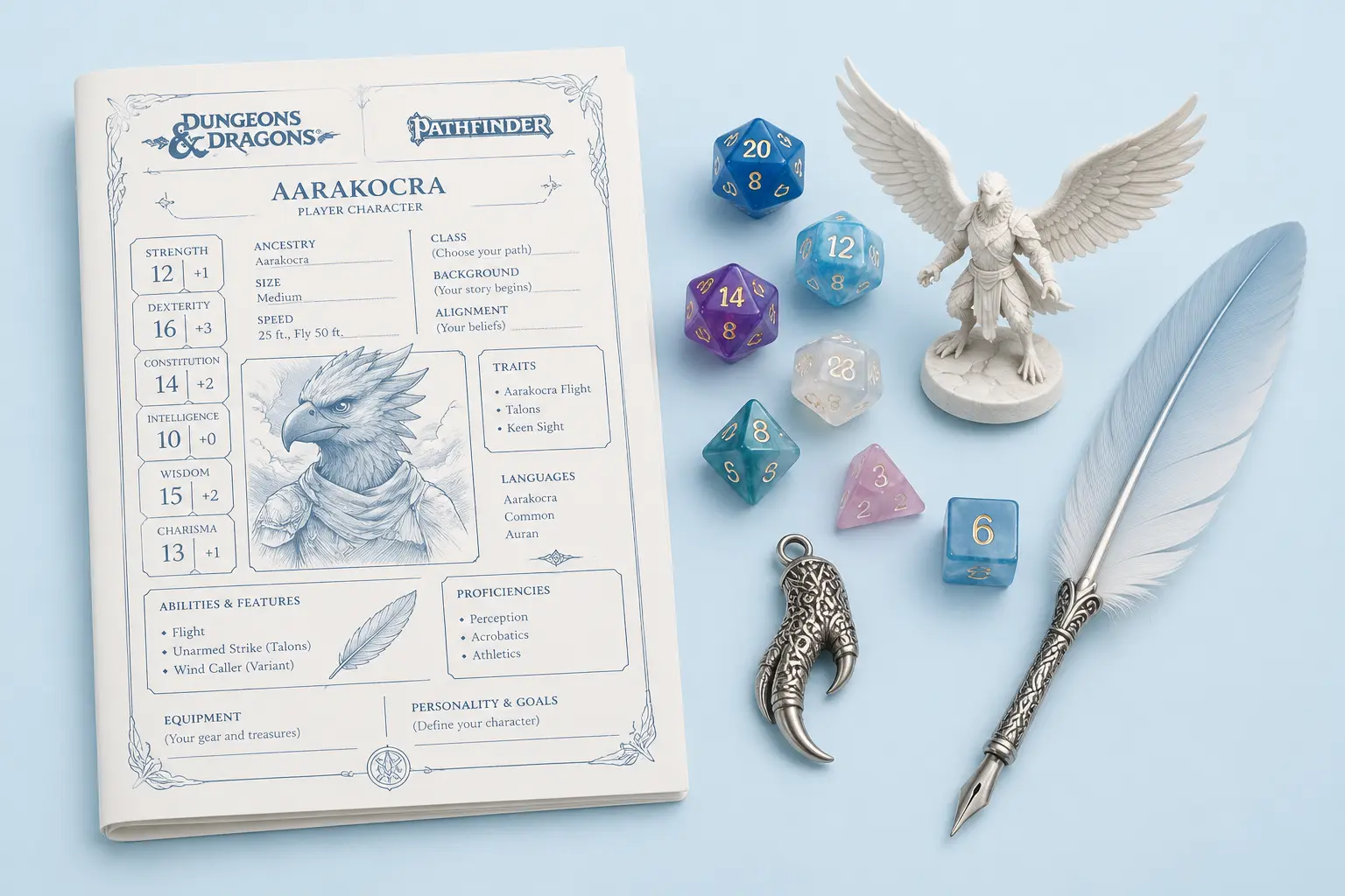 Aarakocra names for D&D 5e players building a birdfolk PC
