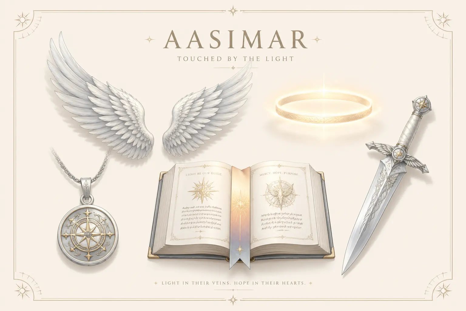 Aasimar names for fantasy novelists and angelic fiction authors