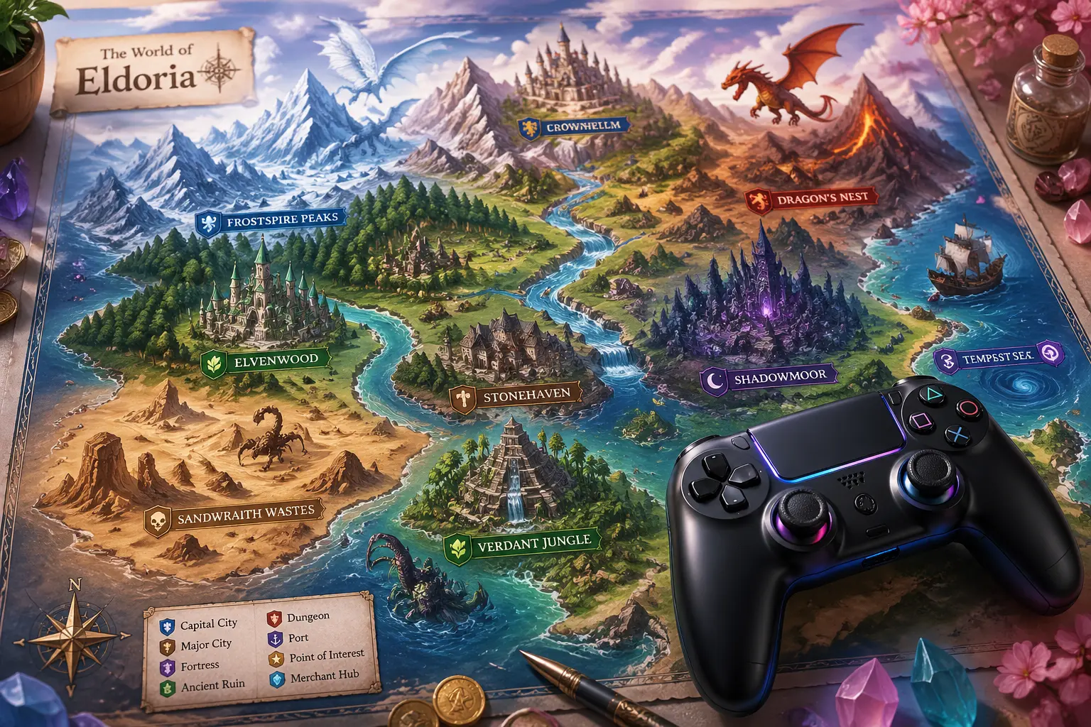 Dragon names for game devs and worldbuilders