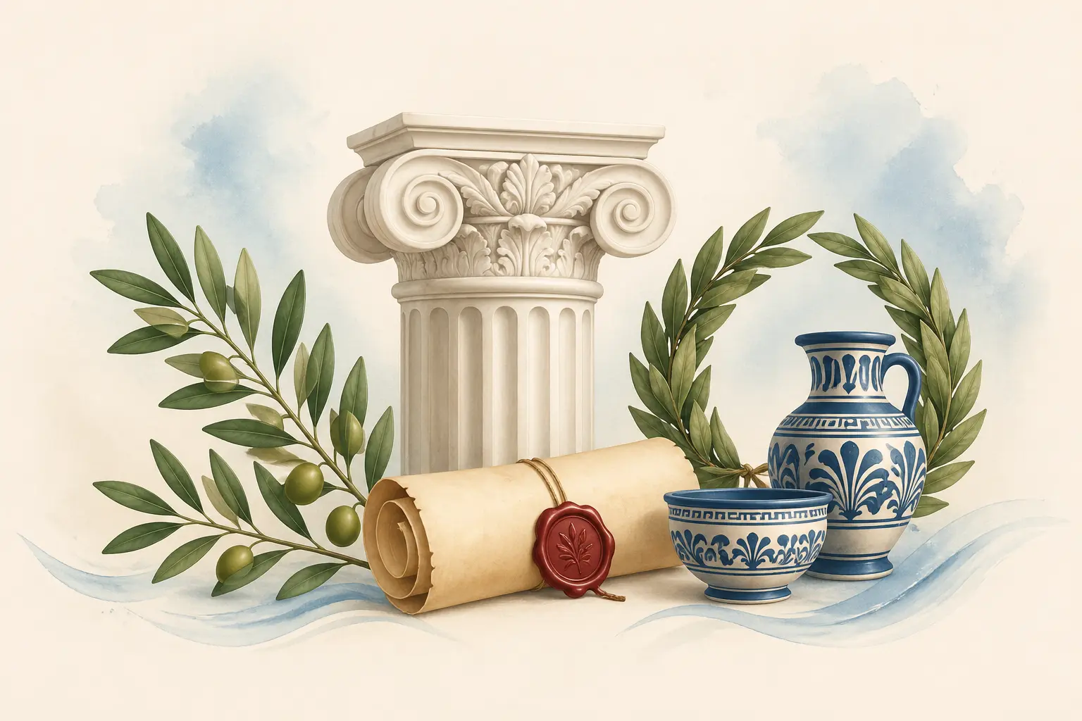 Greek names example artwork
