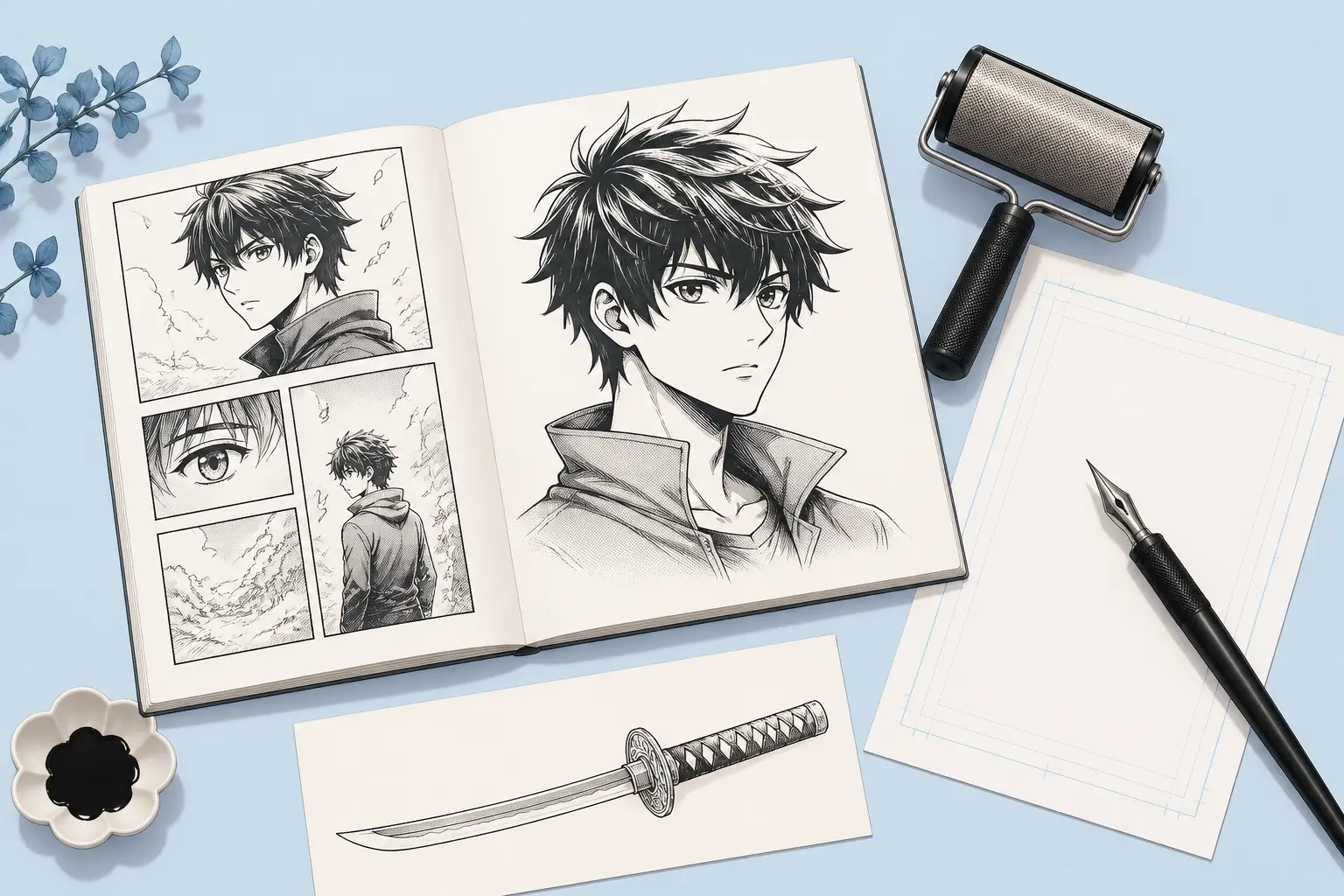 Japanese male names for anime, manga and light-novel writers