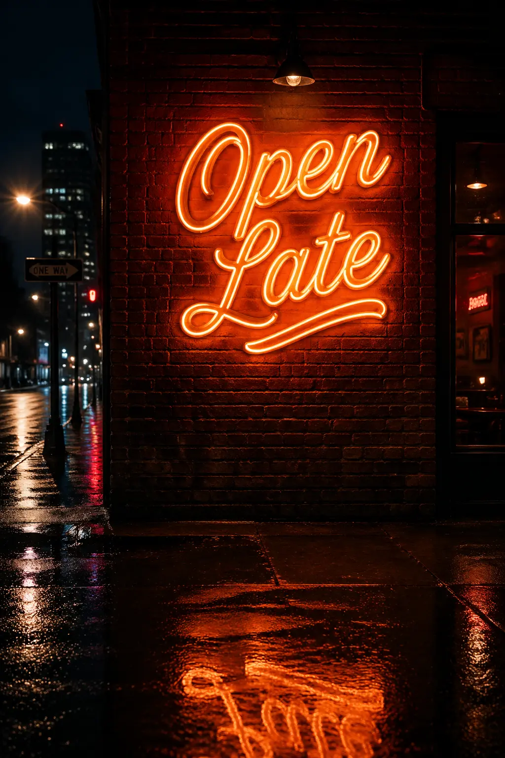 GPT Image 2 neon sign text rendering example